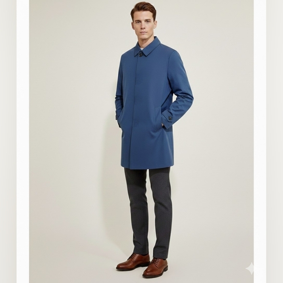 Alfani Other - Alfani Macintosh Button Front Outerwear Overcoat Men's Jacket